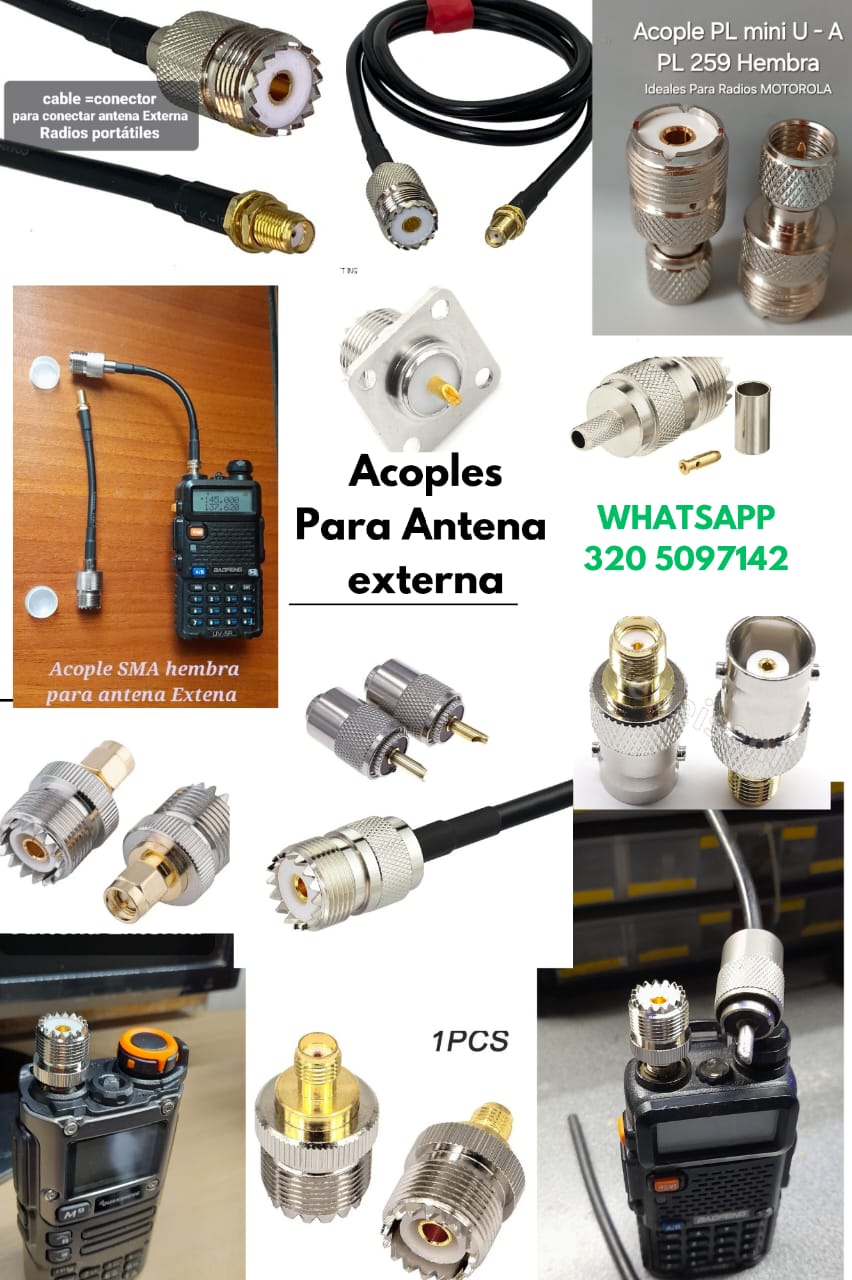 Radioaficionados acoples para radios y antenas