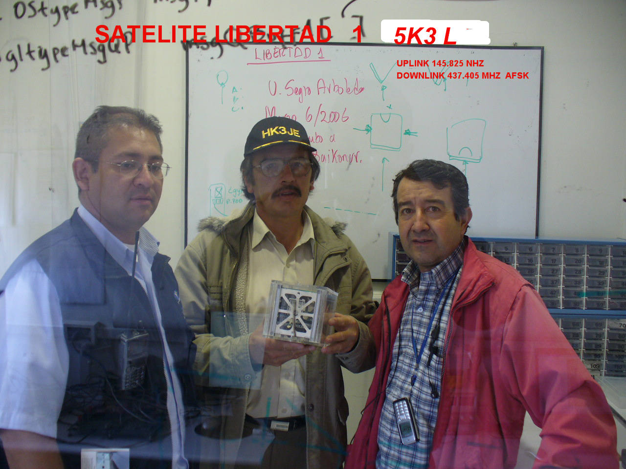 Satelte Libertad 1 CUBESAT Colombia